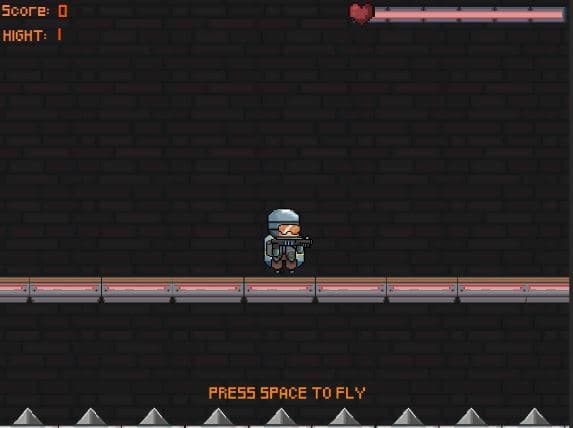 Jetpack man vs evil robots screenshot 2