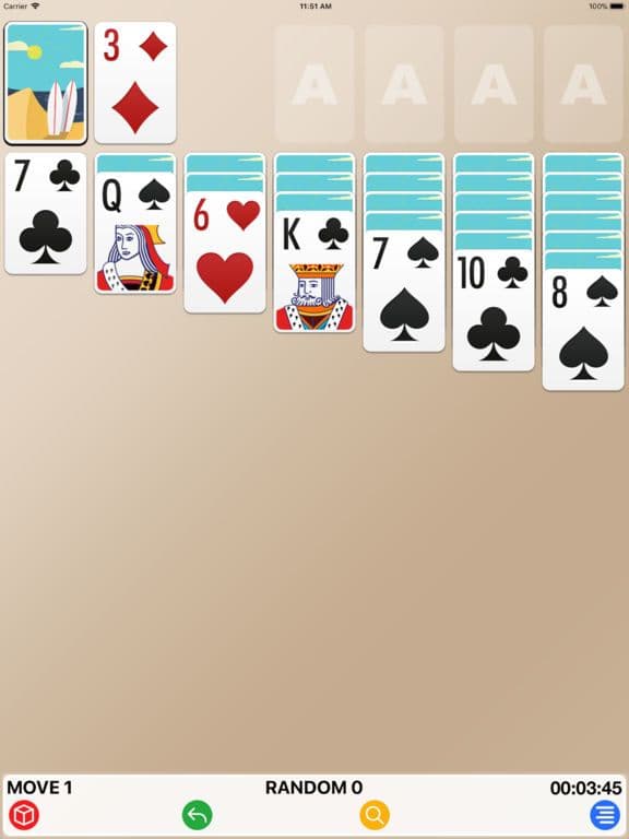 Solitaire． screenshot 2