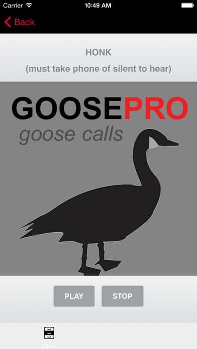 Canada Goose Call & Goose Sounds - BLUETOOTH COMPATIBLE screenshot 3