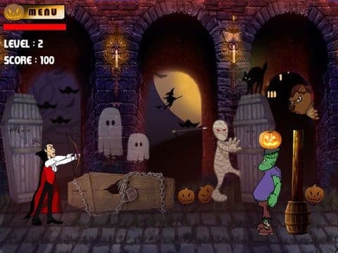 A Shoot The Pumpkin Game - Scary Fun & Spooky Halloween Games screenshot 4