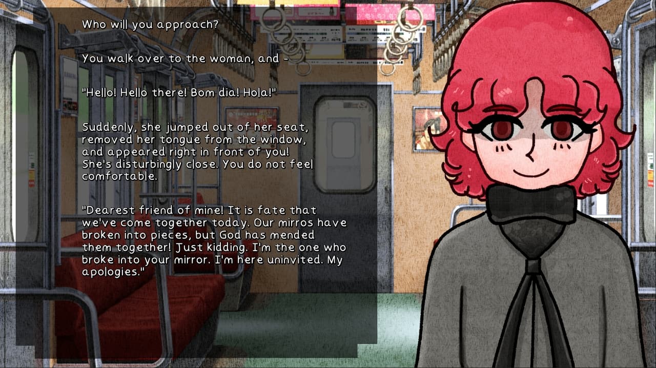 trapped inside a train (and theres nothing you can do about it)