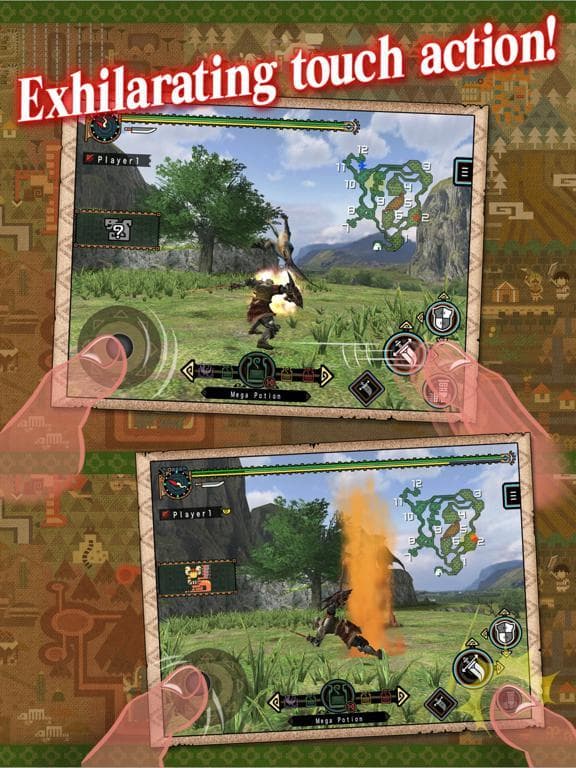 MONSTER HUNTER FREEDOM UNITE for iOS screenshot 3