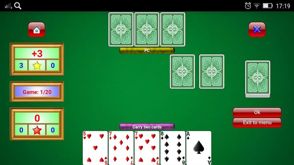Cribbage (Android) screenshot 2