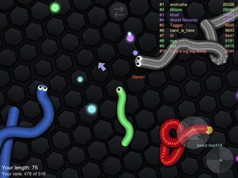 Flashy Snake - Rolling Worm All O Skins Unlocked screenshot 2