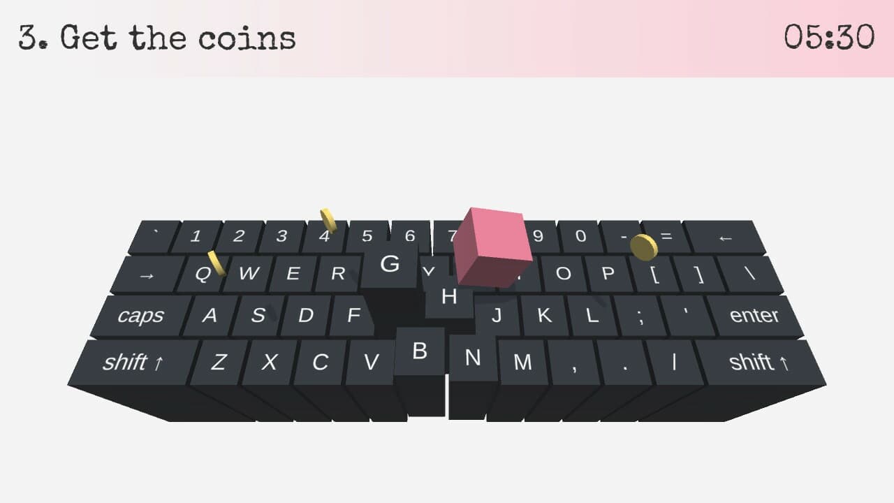 On Key Up: A Game for Keyboards screenshot 3