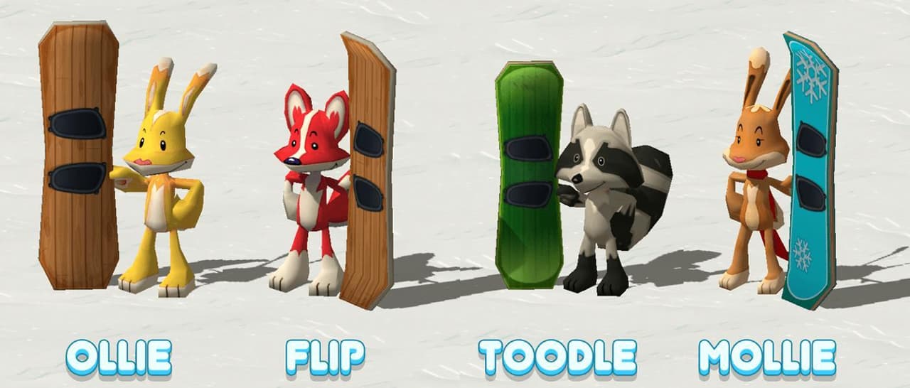 Ollie and Flip - Arcade Snowboarding screenshot 2