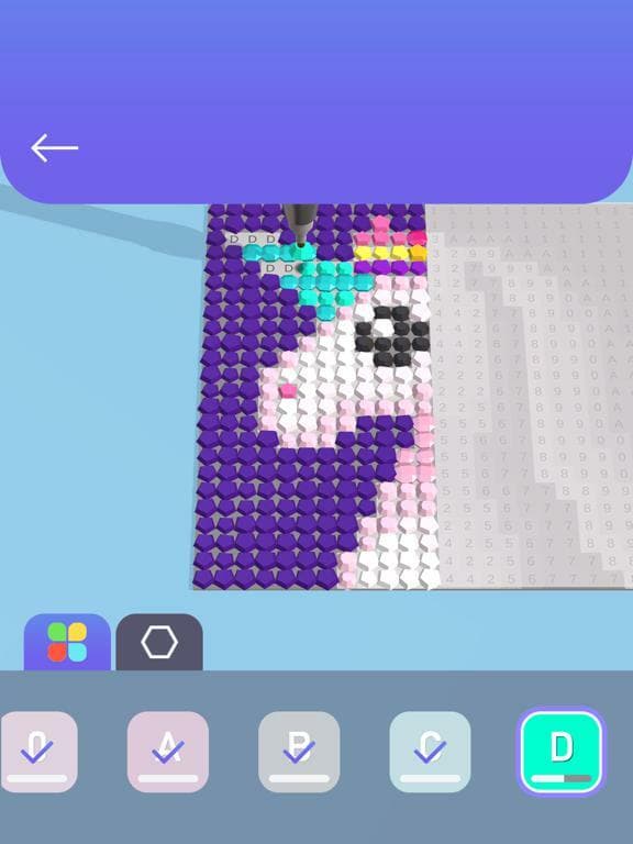 Diamond Painting ASMR Coloring screenshot 5