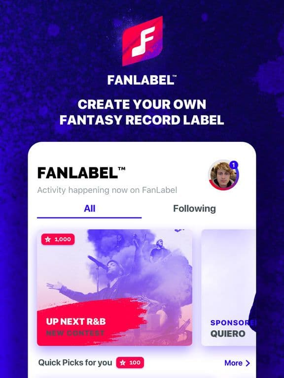 FanLabel: Daily Music Contests screenshot 2