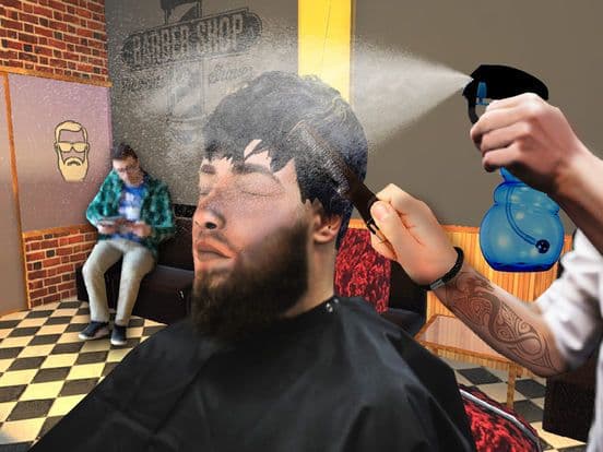 Barber Shop Hair Cut Games 3D screenshot 3