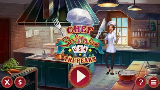 Chef Solitaire: USA TriPeaks screenshot 2