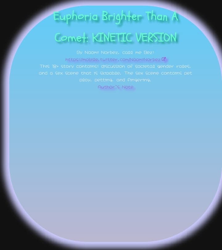 Euphoria Brighter Than A Comet: KINETIC VERSION