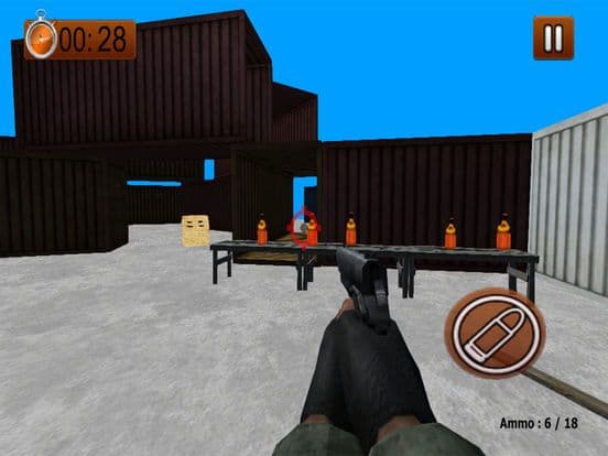 Sniper Gun Bottle Shooting 3D