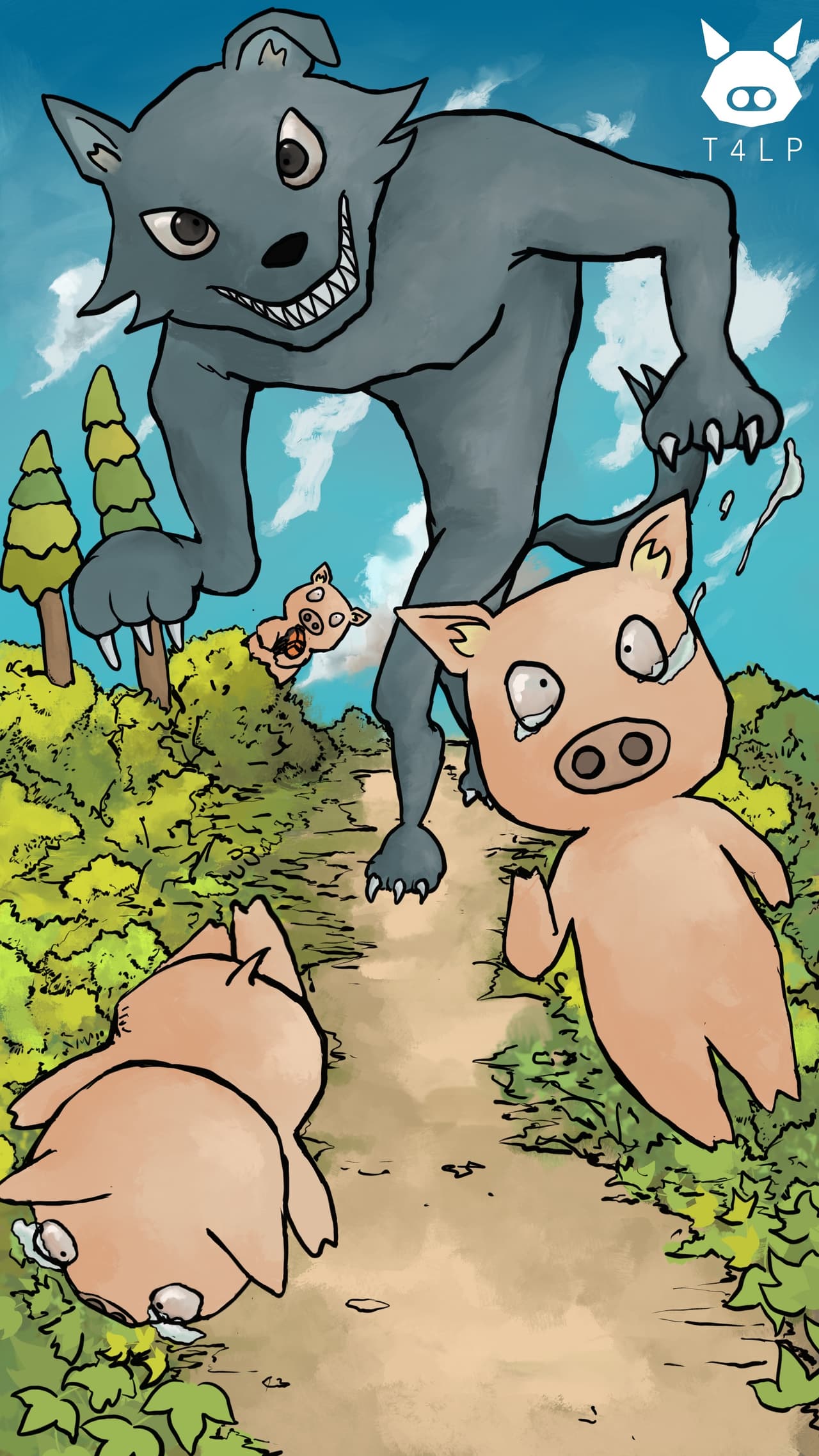The Four Little Pigs (1kmountains) screenshot 3
