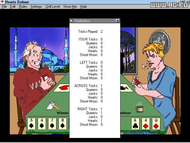 Hearts Deluxe screenshot 2