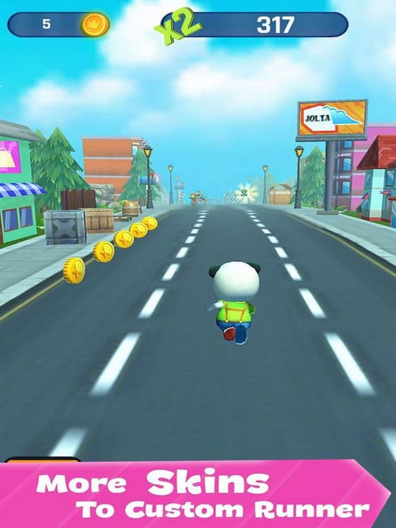 Panda Run Enless Fun screenshot 2