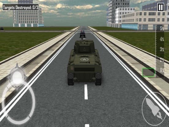 Police attack tank shooting screenshot 2