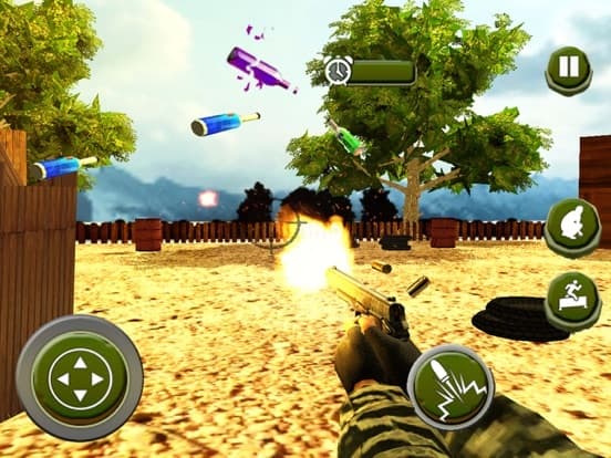 Bottle Shooting Center -The Obstacle Training Camp screenshot 4
