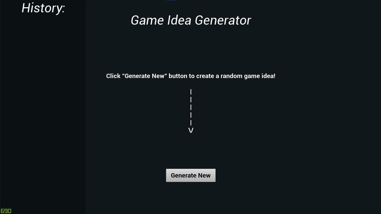 Game Idea Generator (Ali107) screenshot 2