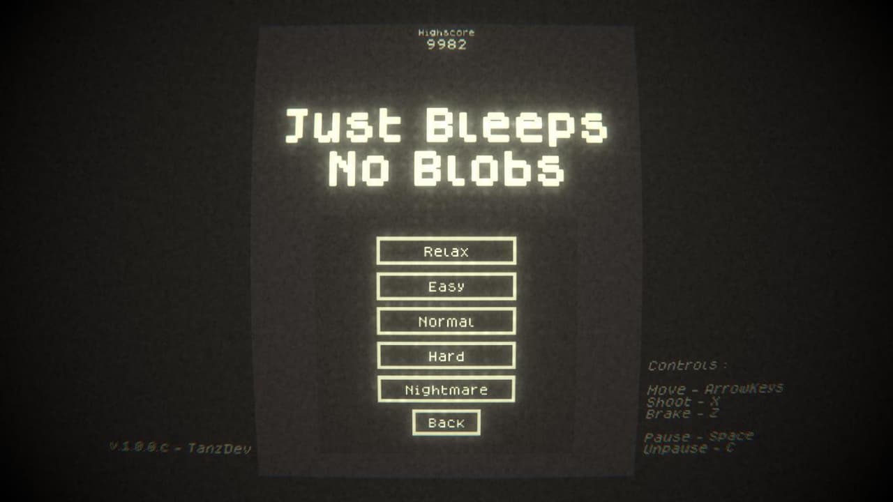 Just Bleeps No Blobs