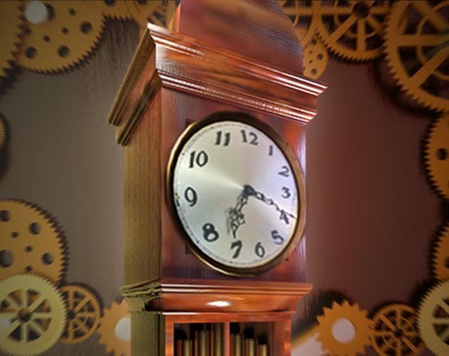 A Simple Game of Clock Themed Pinball
