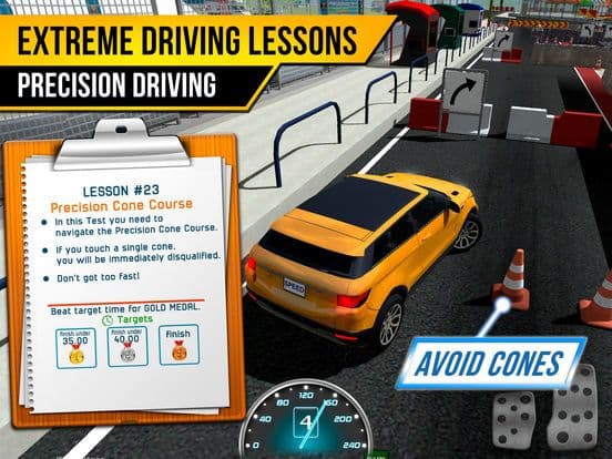 Race Driving School Car Racing Driver License Test