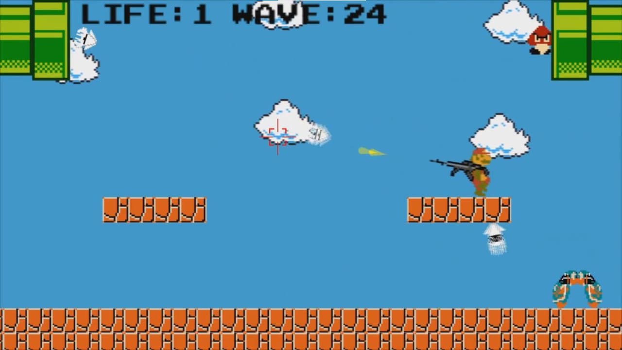 Mario with guns!