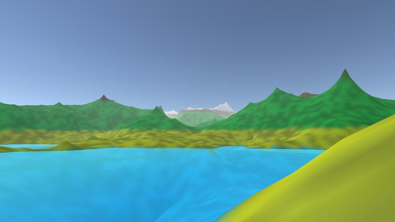 Infinite Procedurally Generated Terrain (Unity3D WebGL) screenshot 2