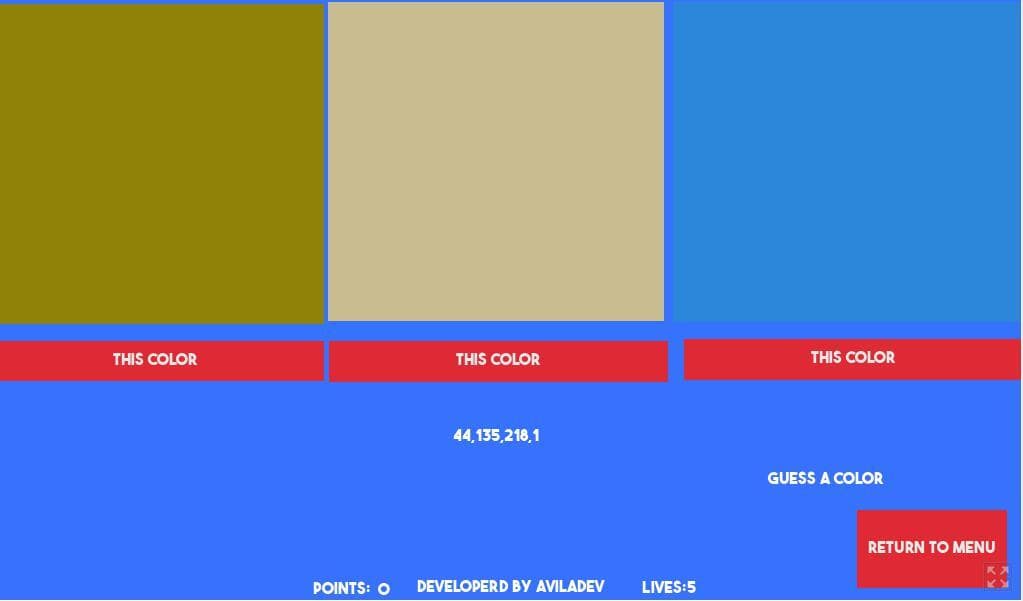 RGB Guess screenshot 3
