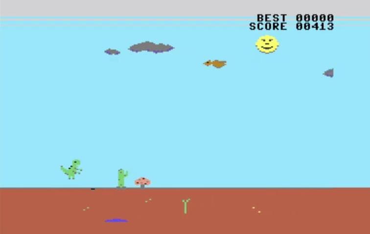 T-Rex by Raffaele Intorcia (commodore 64)