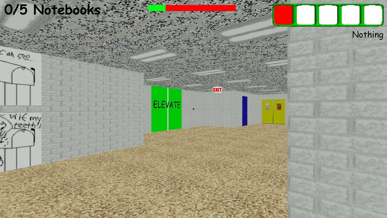 Baldis basic random maps series: The first school screenshot 3
