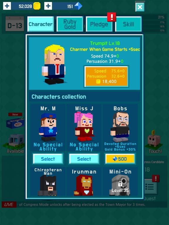 Pick Me Up - Be the president! screenshot 4