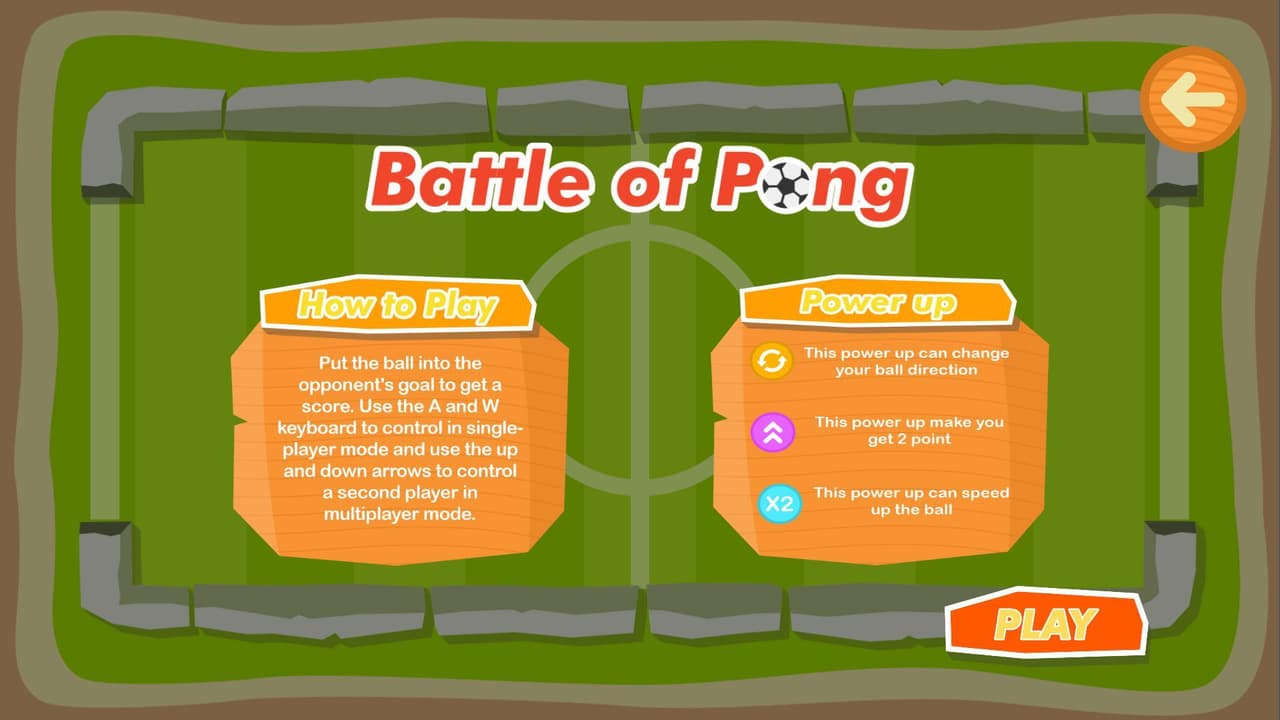 Game Pong 2D screenshot 5
