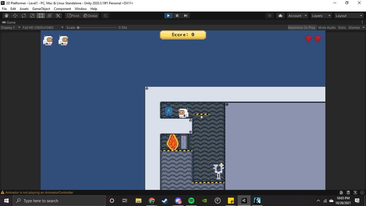2D Platformer (Wiseman560) screenshot 2