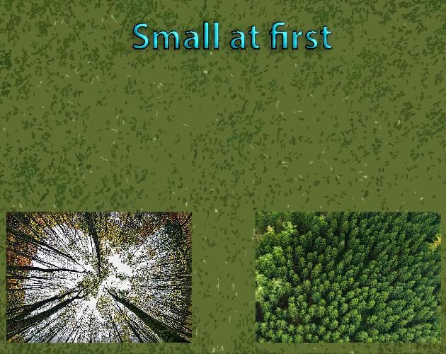 Small at first