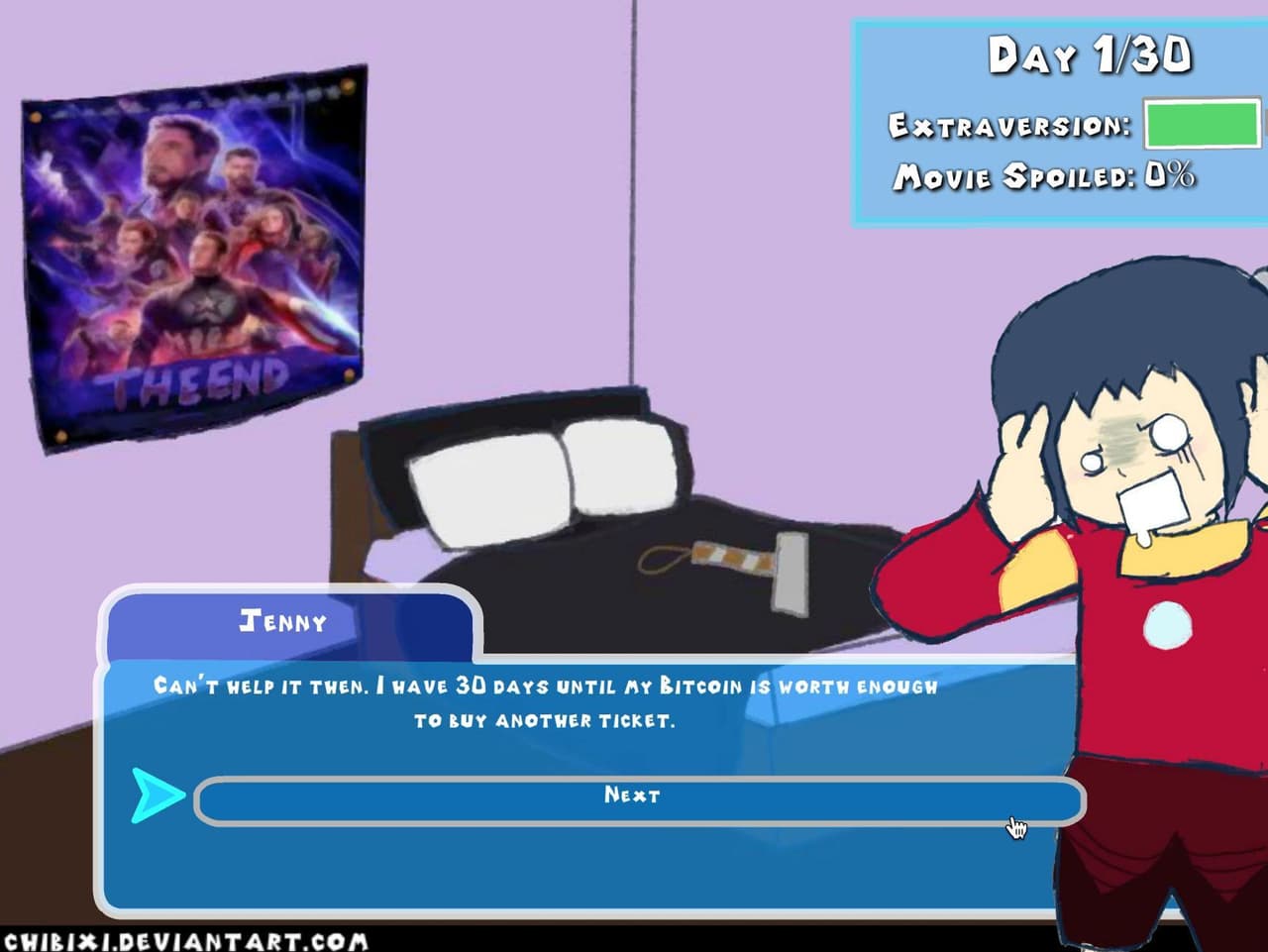 Dont Spoil The END: GAME - Avengers Dating Sim screenshot 3