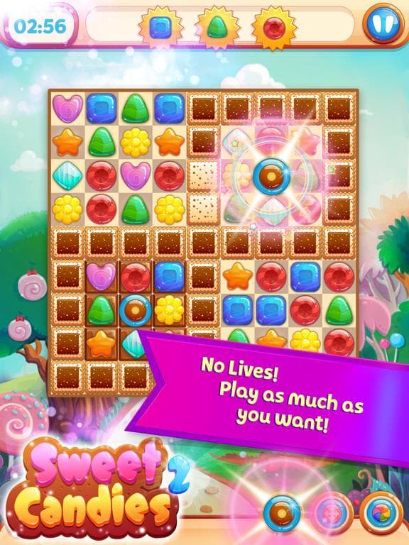 Sweet Candies 2: Match 3 Games screenshot 2
