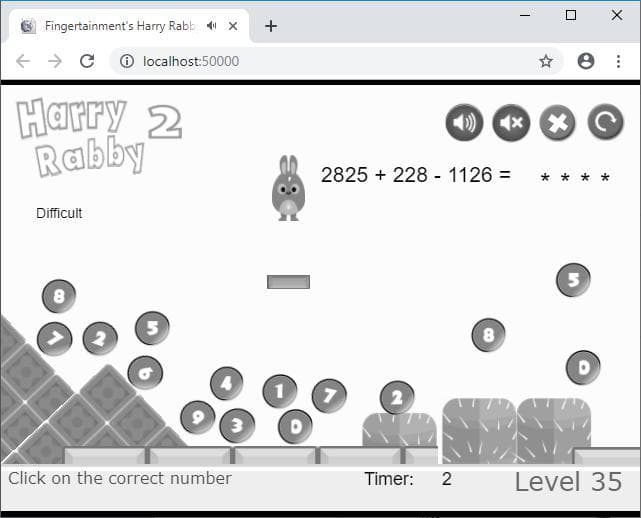 HarryRabby2 Addition and Subtraction questions with large numbers FREE screenshot 5