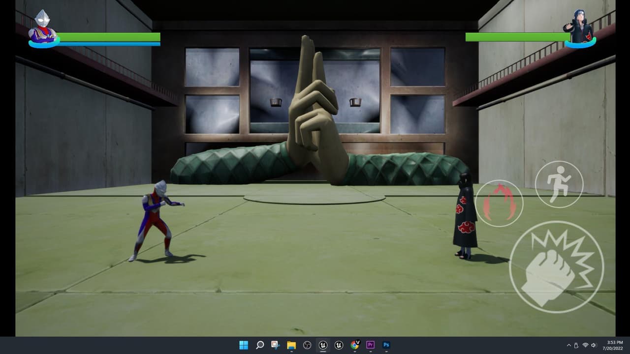 Ultraman VS Akatsuki Fanmade Game JUST FOR FUN :D screenshot 2
