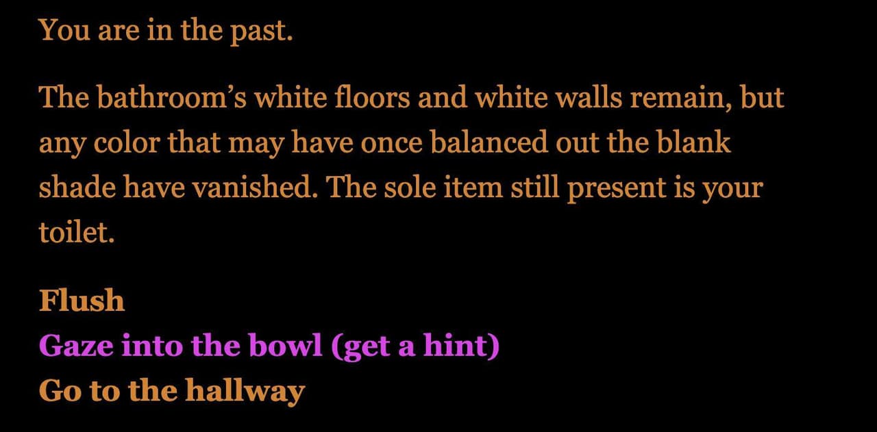 Time Traveling Toilet