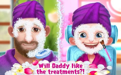 Spa Day with Daddy - Makeover Adventure for Girls screenshot 2