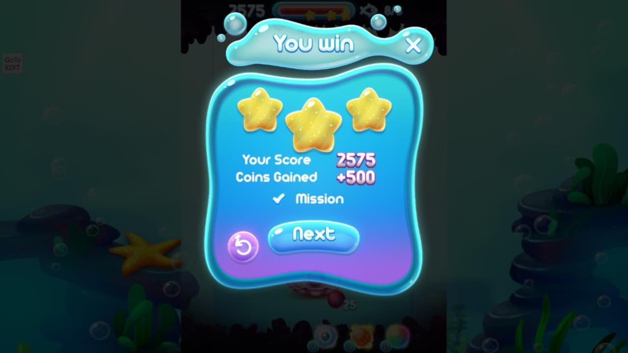 Bubble Shooter Ocean screenshot 2