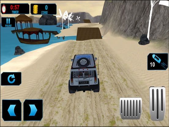 Xtreme Beach Stunt: Offroad Hummer Track screenshot 3