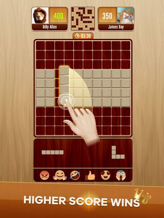 Woody Battle Block Puzzle Dual screenshot 3