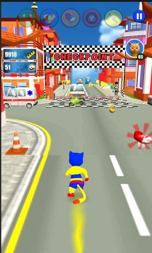 Super Hero Cat Run