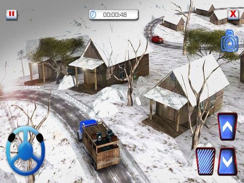Winter Highway Truck Driver Rush 3D Simulator screenshot 4