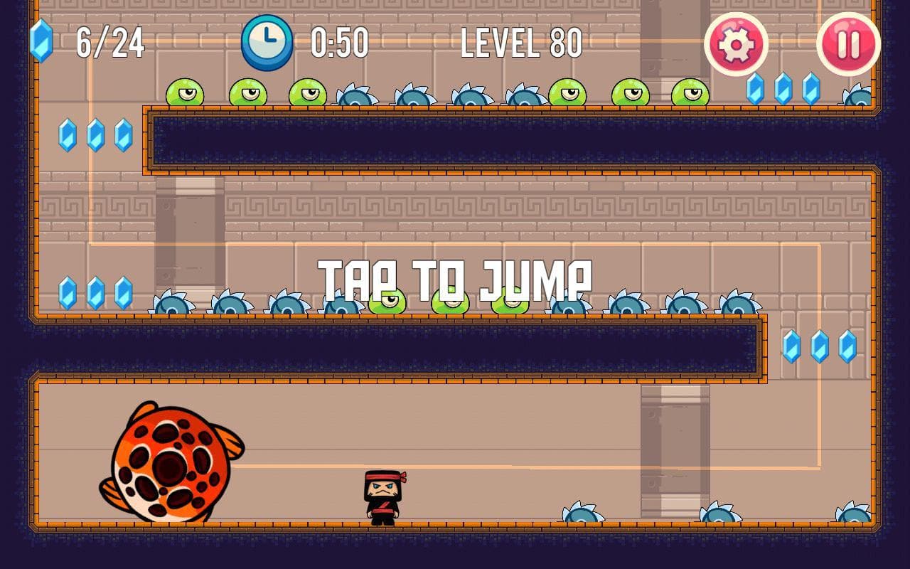 Power Ninja - arcade platformer