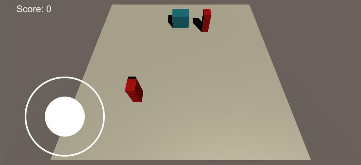 Unity3D Demo Project - Joystick, Enemy Spawn, Scoring
