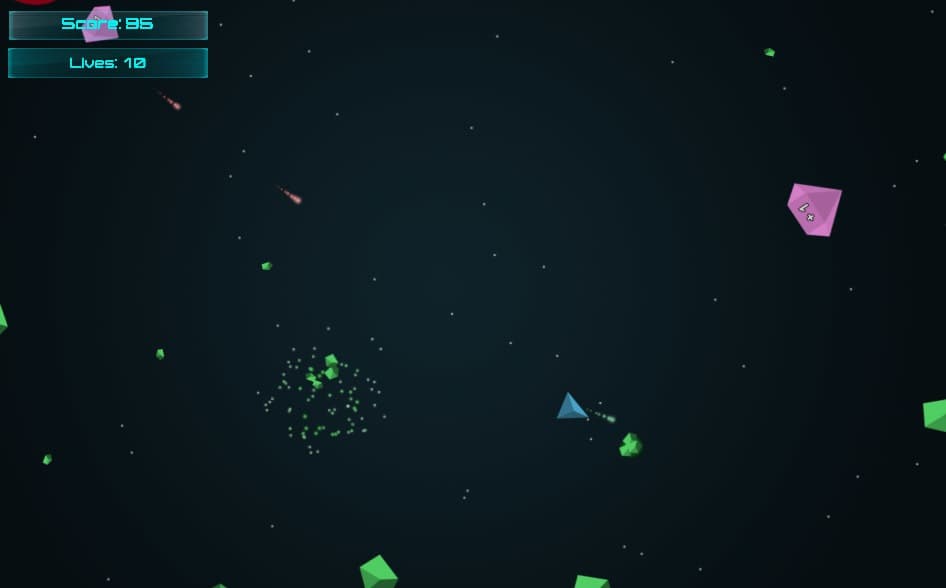 Asteroids Remake (Catriona_93) screenshot 5