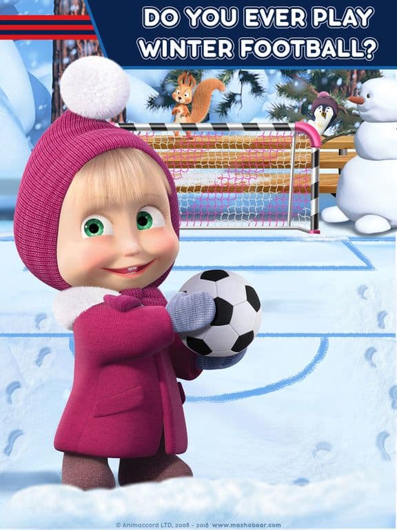 Masha and the Bear Soccer Game screenshot 3