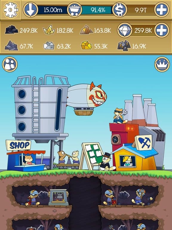 Dig it! cat mine screenshot 2